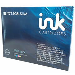 IJ Compat Epson C13T07154010 (T715) BKCMY Cartridge Multipack Slim Image