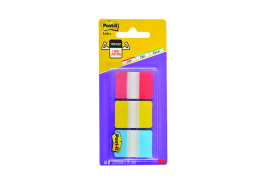Post-it Strong Index Full Colour Red/Yellow/Blue (Pack of 66) 686-RYB