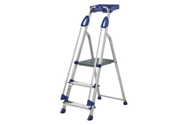 Werner Blue Seal 3 Tread Professional Aluminium Step Ladder 7050318