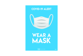 Avery Wear A Mask Poster A4 (Pack of 2) COVWMA4