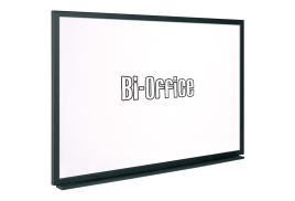 Bi-Office Black Frame Drywipe Board 600x450mm MB0400169