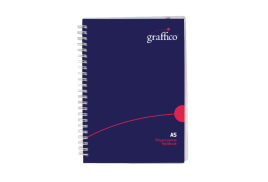 Graffico Hard Cover Wirebound Notebook 160 Pages A5 500-0511
