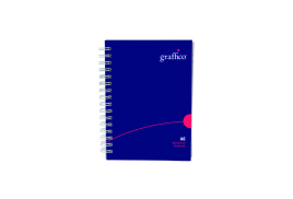 Graffico Polypropylene Wirebound Notebook 140 Pages A6 500-0506