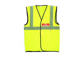 Fire Warden Vest High Visibility XL Yellow (Conforms to EN471 Class 2) IVGFVW