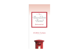 Basildon Bond White Envelope 89 x 187mm (Pack of 200) 100080068