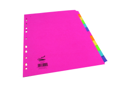Concord Divider 12-Part A4 160gsm Bright Assorted 50999