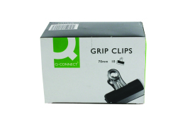 Q-Connect Grip Clip 70mm Black (Pack of 10) KF01290