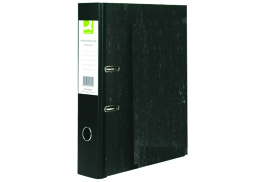 Q-Connect Lever Arch File Foolscap Black (Pack of 10) KF20002