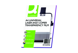 Q-Connect Clear Over Head Projector Film (Pack of 100) KF26066