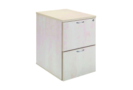 Jemini 2 Drawer Filing Cabinet 464x600x710mm Maple KF71957