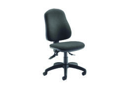 Jemini Teme Deluxe High Back Operator Chair 640x640x985-1175mm Charcoal KF74122