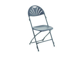 Titan Folding Chair 445x460x870mm Charcoal KF78657