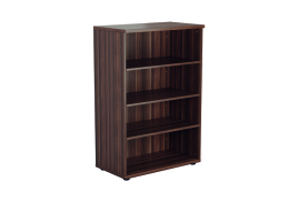 Jemini Wooden Bookcase 800x450x1200mm Dark Walnut KF810339