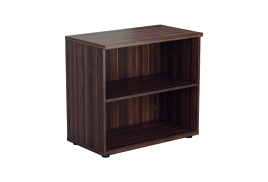 Jemini Wooden Bookcase 800x450x730mm Dark Walnut KF811329