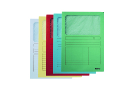 Leitz Window Folder A4 160gsm Assorted Pack Of 100 3950-00-99