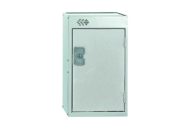 One Compartment Quarto Locker 300x300x511mm Light Grey Door MC00074