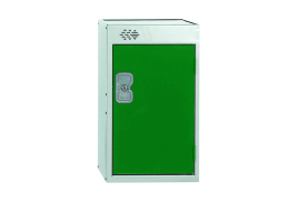 One Compartment Quarto Locker 300x300x511mm Green Door MC00076