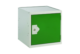 One Compartment Cube Locker 380x380x380mm Green Door MC00094