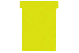 Nobo T-Card Size 4 112 x 180mm Yellow (Pack of 100) 2004004