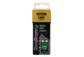 Stanley SharpShooter Heavy Duty 8mm 5/16in Type G Staples (Pack of 1000) 1-TRA705T
