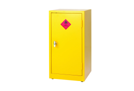 Hazardous Substance Storage Cabinet 36X18X18 inch C/W 1 Shelf Yellow 188740