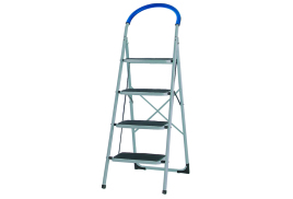 4 Tread White Step Ladder 359295