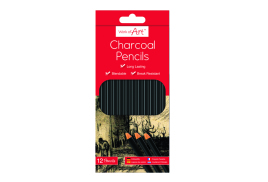 Work of Art Charcoal Pencils (Pack of 12) TAL05148