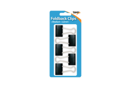 Tiger Medium Fold Back Clips (Pack of 60) 302005