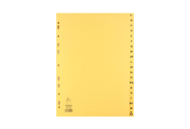 Buff A4 20-Part A-Z Index (Fits A4 Ring Binders or Lever Arch Files) WX26011