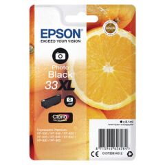 Epson 33XL Oranges Photo Black High Yield Ink Cartridge 8ml - C13T33614012 Image