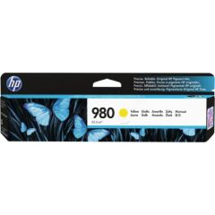 HP 980 Yellow Standard Capacity Ink Cartridge 87ml for HP OfficeJet Enterprise Color X555/X585 - D8J09A Image