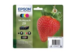 Epson 29 Strawberry Black CMY Colour Standard Capacity Ink Cartridge 5ml 3x3ml Multipack - C13T29864012