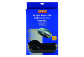 Kensington Height Adjustable Gel Mouse Pad Black 57711