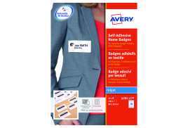 Avery Self-Adhesive Name Badges 80x50mm (Pack of 150) J4785-15