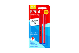 Berol Handwriting Pen Blister Card Blue (Pack of 24) S0672920