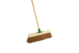 Coco Soft Broom with Handle 12 inch F.01/Black T/C4