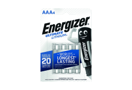 Energizer AAA Ultimate Lithium Batteries (Pack of 4) 632965