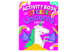 Unicorn Activity Book with Stickers (Pack of 12) 26079-UNIC