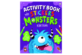 Monster Activity Book with Stickers (Pack of 12) 26073-MONS