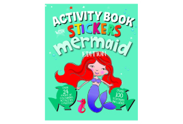 Mermaid Activity Book with Stickers (Pack of 12) 26070-MERM