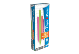 PaperMate Non-Stop Automatic Mechanical Pencils 0.7 HB Neon (Pack of 12) 1906125