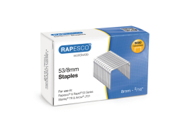 Rapesco 53/8mm Staples Chisel Point (Pack of 5000) 0750