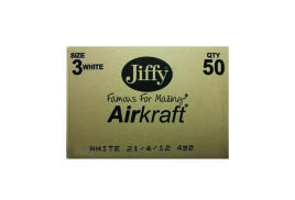 Jiffy AirKraft Bag Size 3 220x320mm White (Pack of 50) JL-3