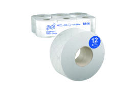 Scott Mini Jumbo Toilet Tissue Roll 200m (Pack of 12) 8614