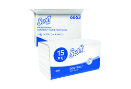 Scott 1-Ply Performance Hand Towels 212 Sheets (Pack of 15) 6663