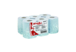 WypAll L10 Service Retail Centrefeed Paper Rolls 1-Ply 6 Rolls/280 Wipes Blue (Pack of 1680) 6220
