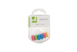 Q-Connect Round Magnet 20mm Assorted (Pack of 60) KF02040Q