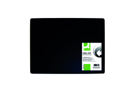 Q-Connect PP Desk Mat With Non-Slip Surface 40X53 Black KF26794