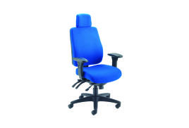 Avior Elbrus High Back Operator Chair 650x678x678mm Blue KF73874