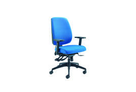 Cappela Agility High Back Posture Chair 400x800x600mm Blue KF73886